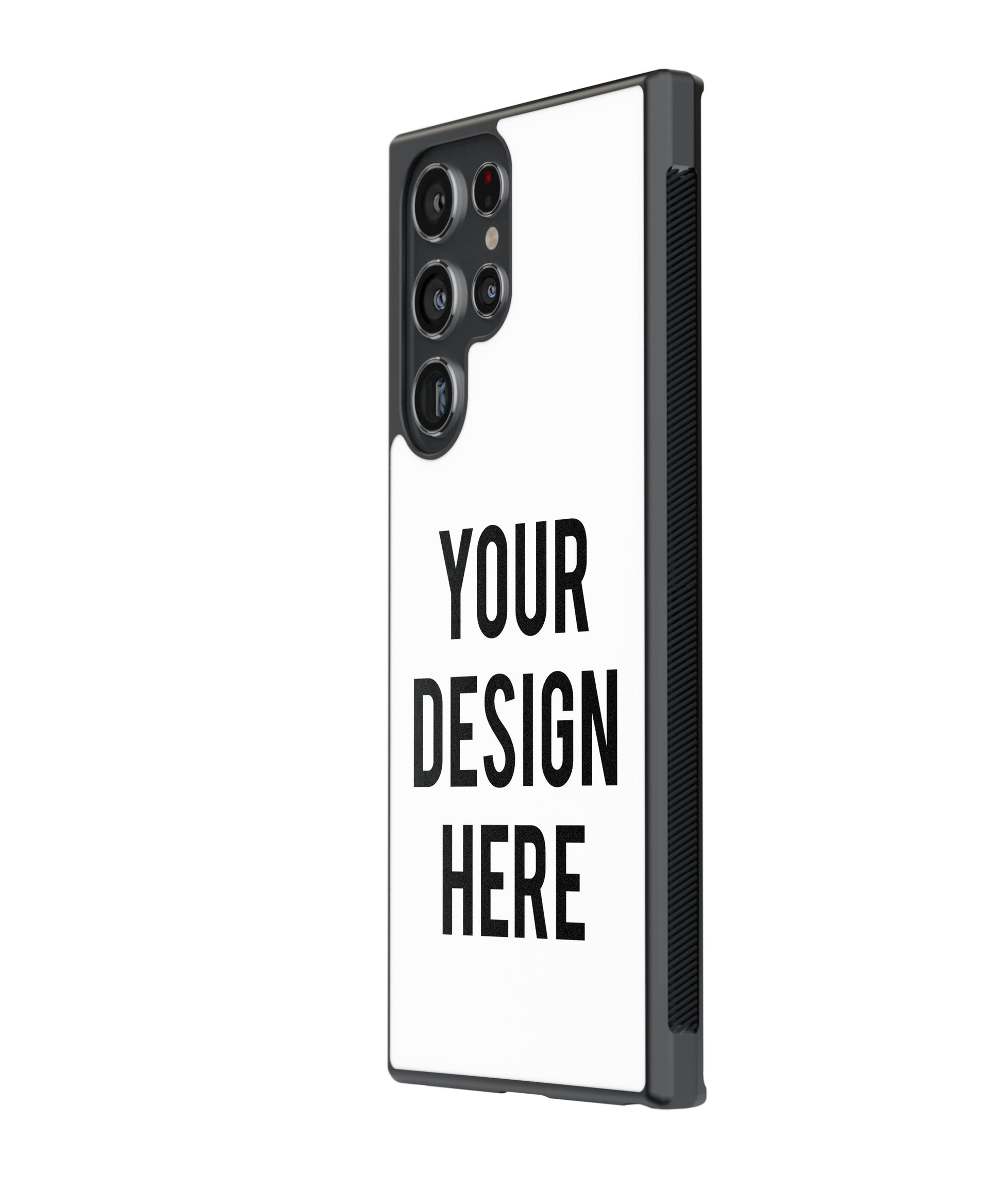 Side View of our Custom Rubber Phone case for Samsung Galaxy by ThePhoneCasePlace.com